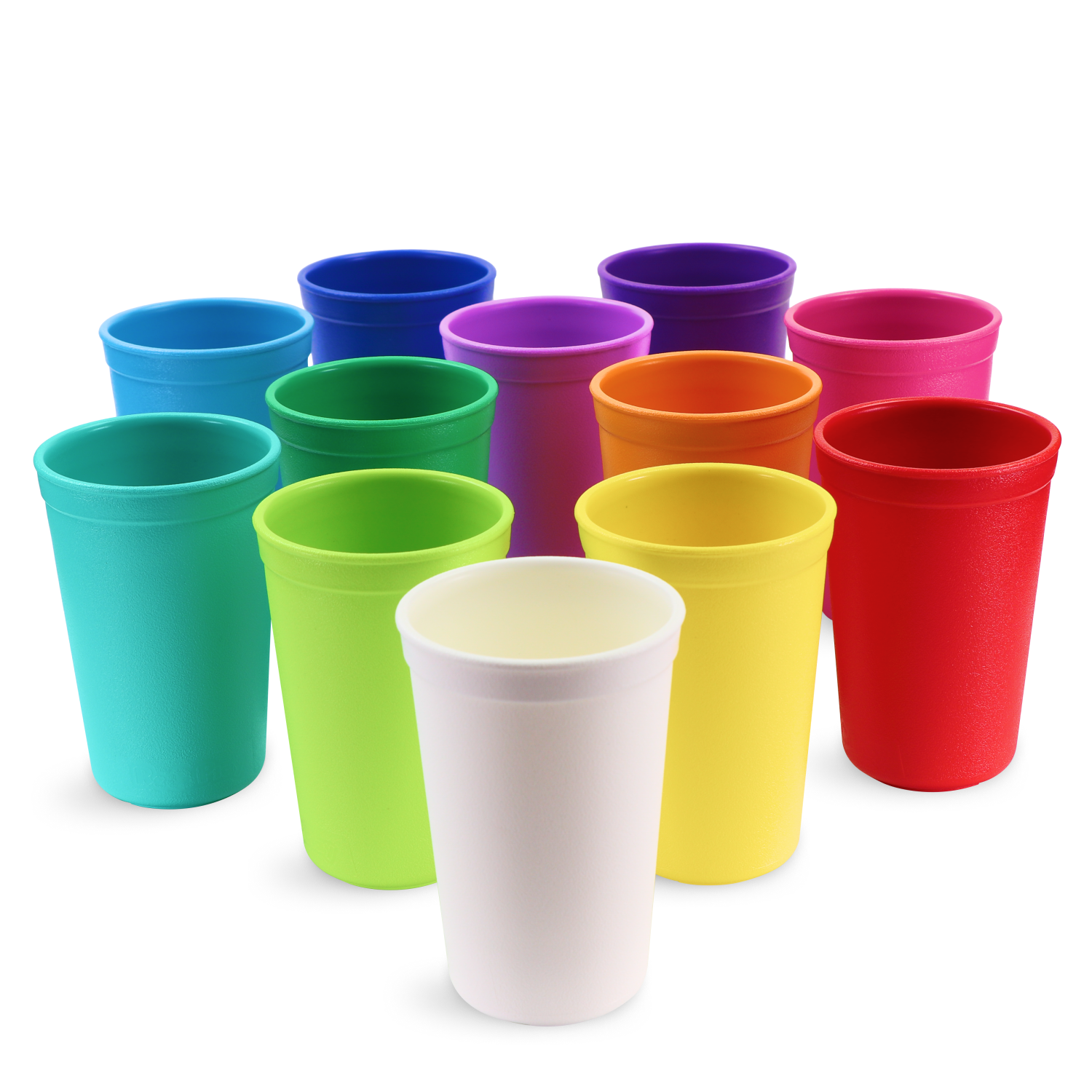 Colored plastic deals cups