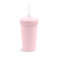 Load image into Gallery viewer, 10 oz Straw Cup with No Pull-Out Silicone Straw USA Made from Recycled Materials