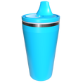 Load image into Gallery viewer, Front Image Insulated Stainless Steel Sippy Cup - SKY BLUE