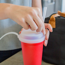 Silicone Lid and Straw for 24oz Tumbler
