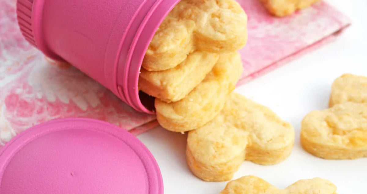 Cheesy Cracker Puffs