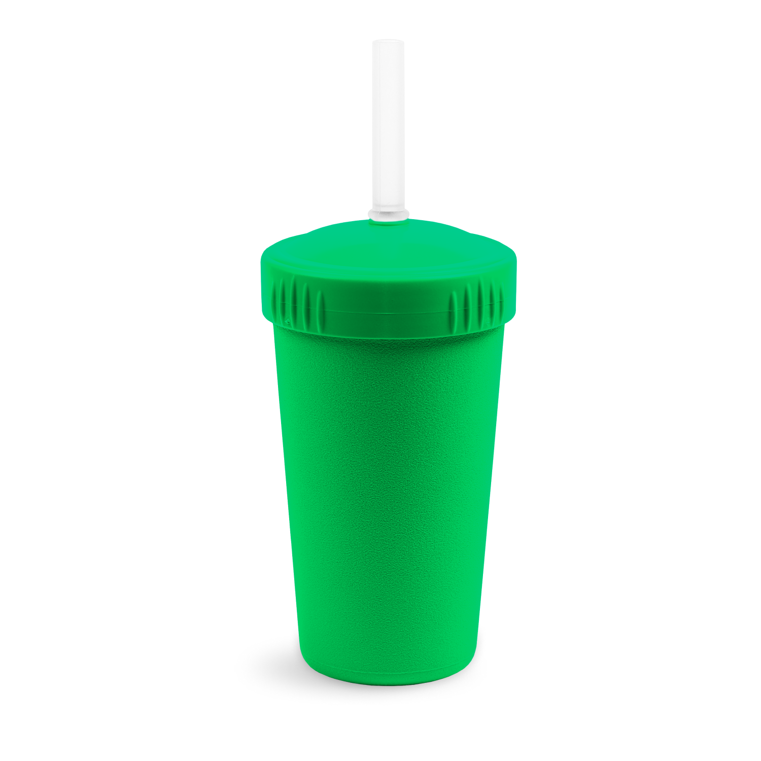 10 oz Straw Cup with No Pull-Out Silicone Straw USA Made from Recycled Materials