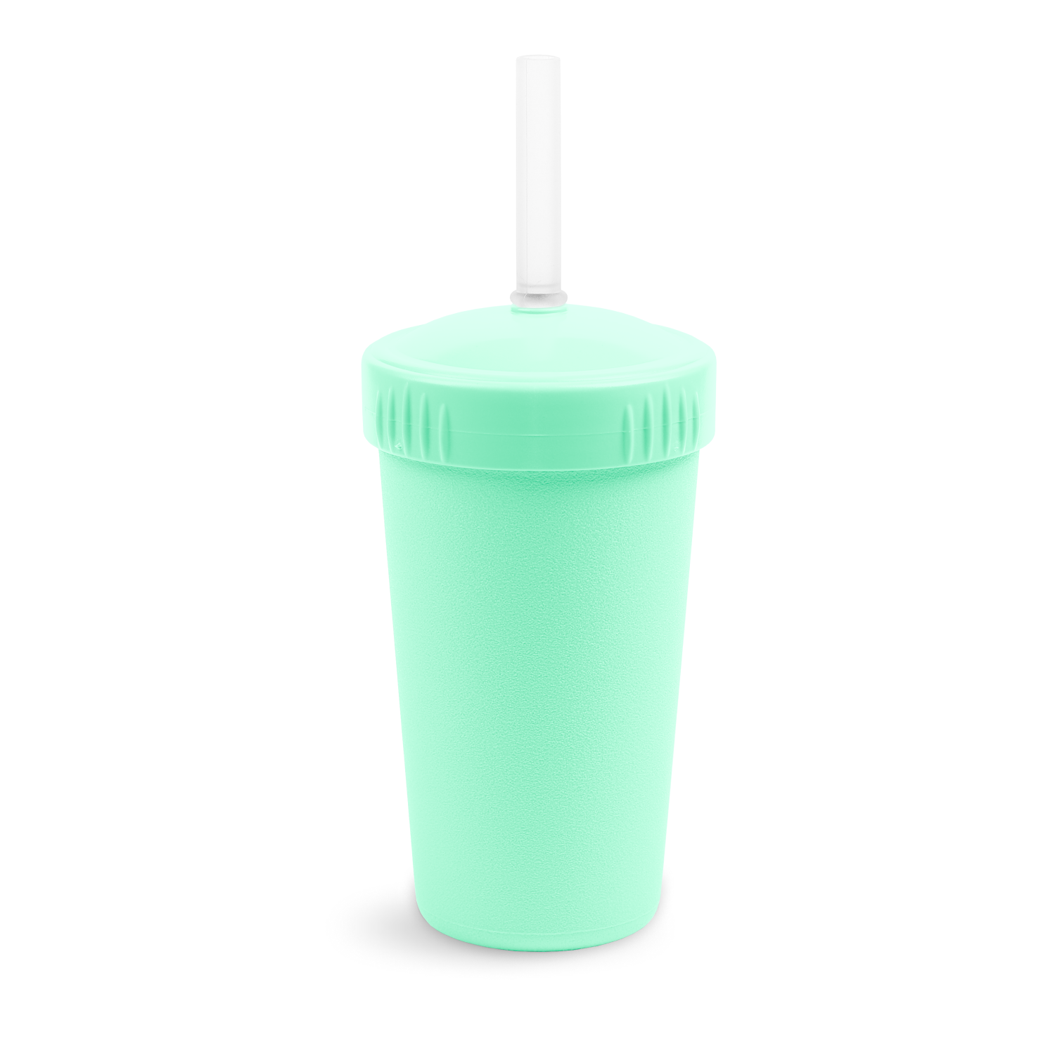 Silicone Straw Cups| Set of 2 | my-my 2 Straw- Set of 2 Mint, Moss