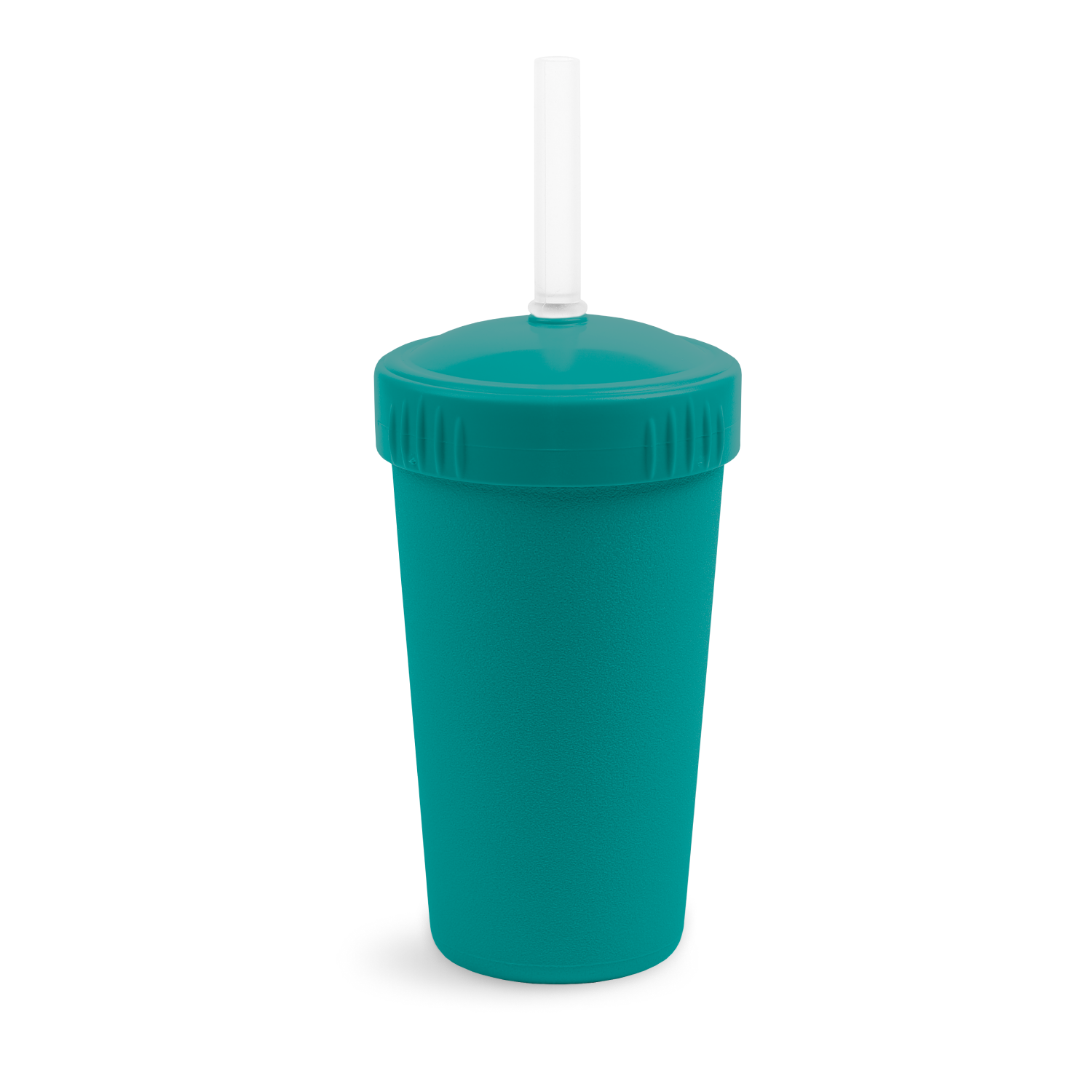 10 oz Straw Cup with No Pull-Out Silicone Straw USA Made from Recycled Materials