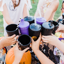 10 oz Straw Cup w/ NEW No-Pull-Out Silicone Straw