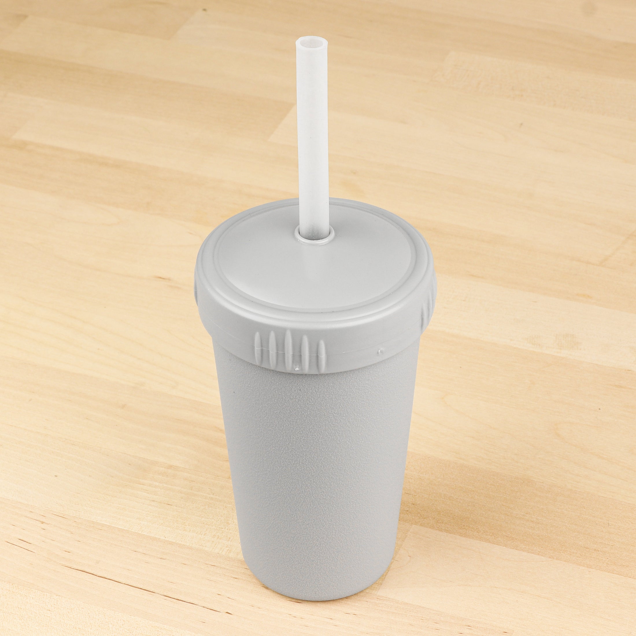 10 oz Straw Cup with No Pull-Out Silicone Straw USA Made from Recycled Materials