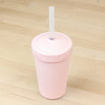 Load image into Gallery viewer, 10 oz Straw Cup with No Pull-Out Silicone Straw USA Made from Recycled Materials

