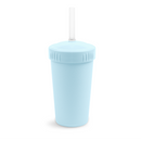 10 oz Straw Cup with No Pull-Out Silicone Straw