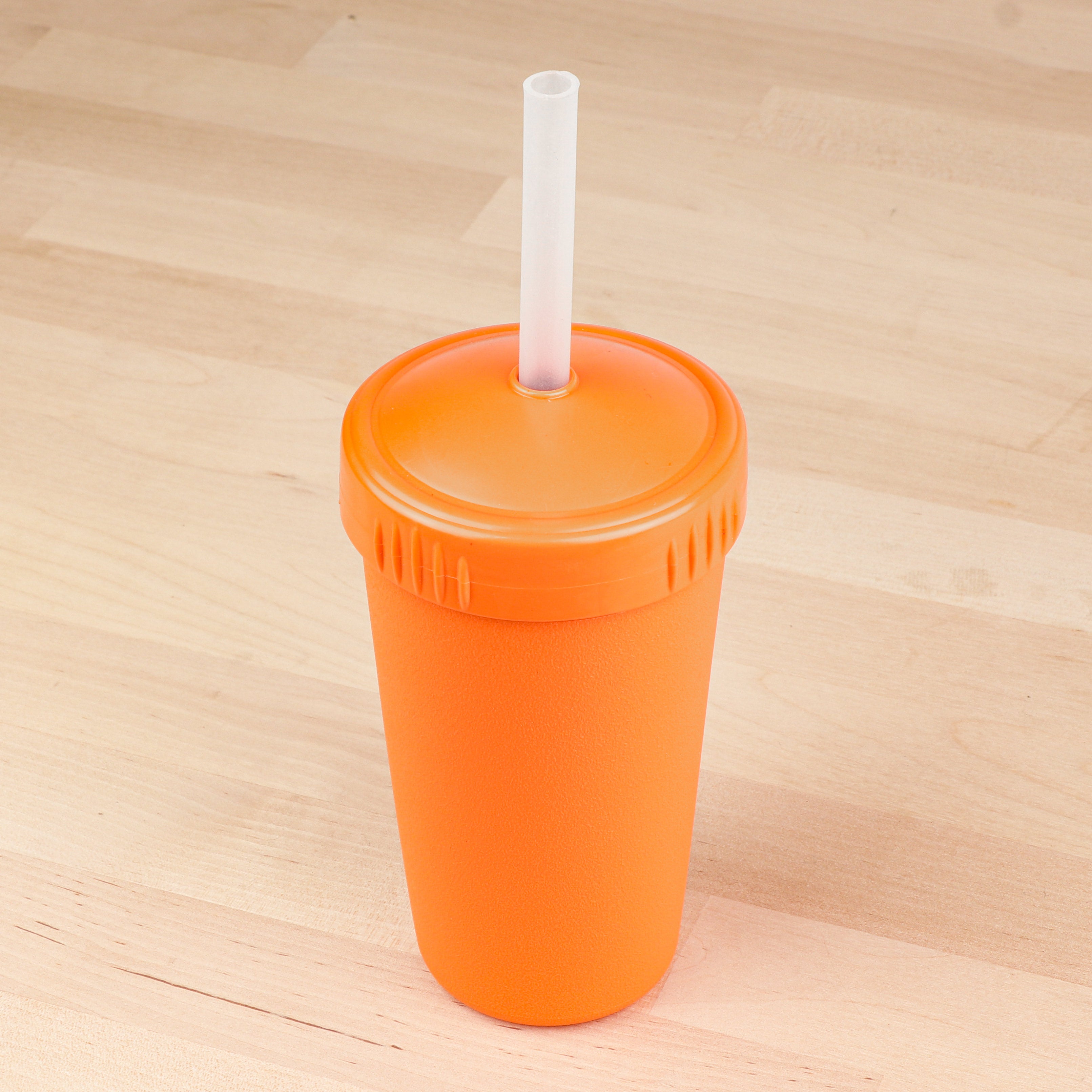 10 oz Straw Cup with No Pull-Out Silicone Straw