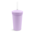 Load image into Gallery viewer, 10 oz Straw Cup with No Pull-Out Silicone Straw USA Made from Recycled Materials
