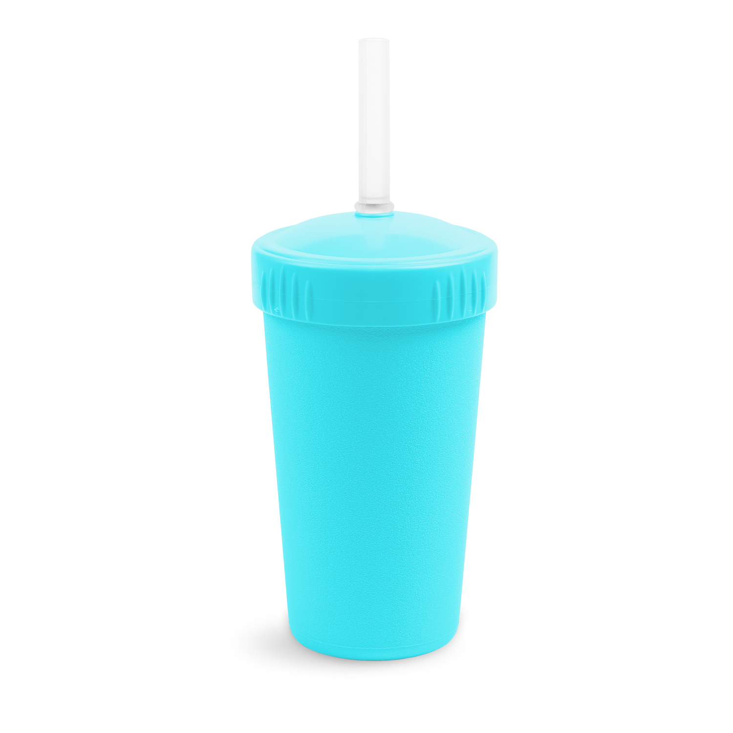 10 oz Straw Cup with No Pull-Out Silicone Straw USA Made from Recycled Materials