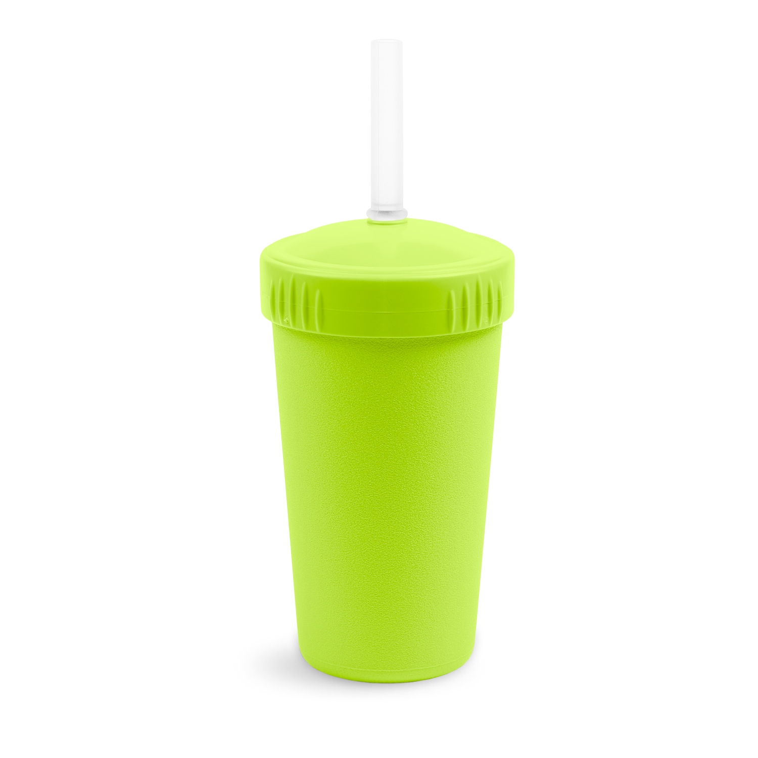 10 oz Straw Cup with No Pull-Out Silicone Straw USA Made from Recycled Materials