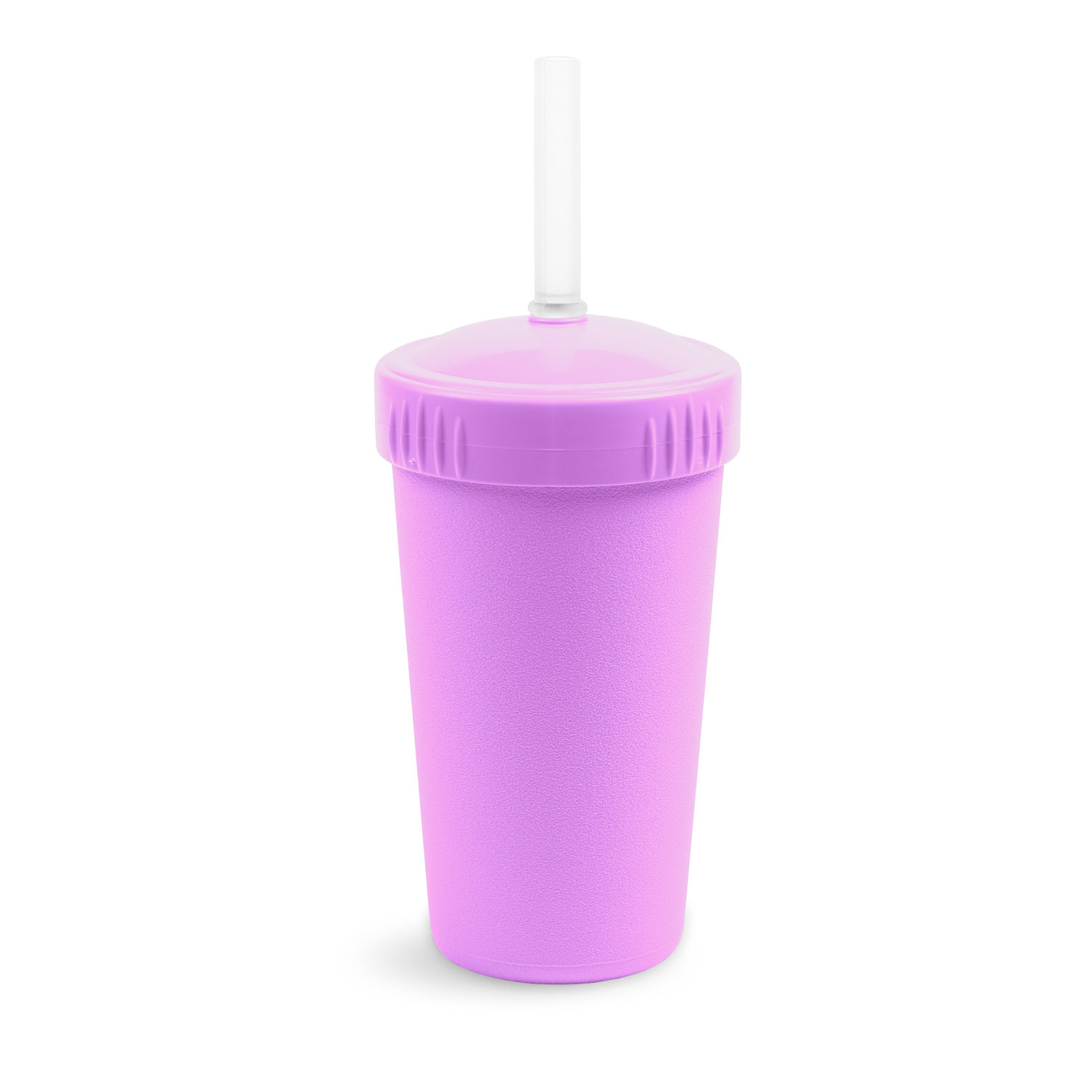 10 oz Straw Cup with No Pull-Out Silicone Straw USA Made from Recycled Materials