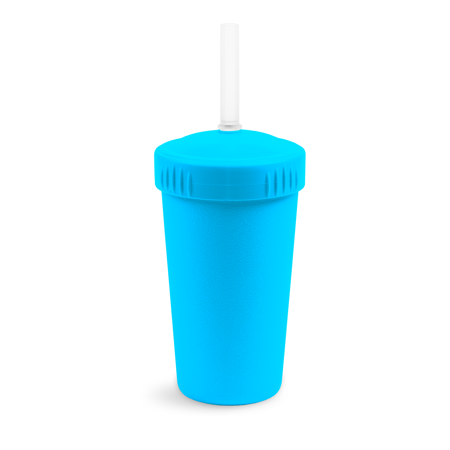 10 oz Straw Cup with No Pull-Out Silicone Straw USA Made from Recycled Materials