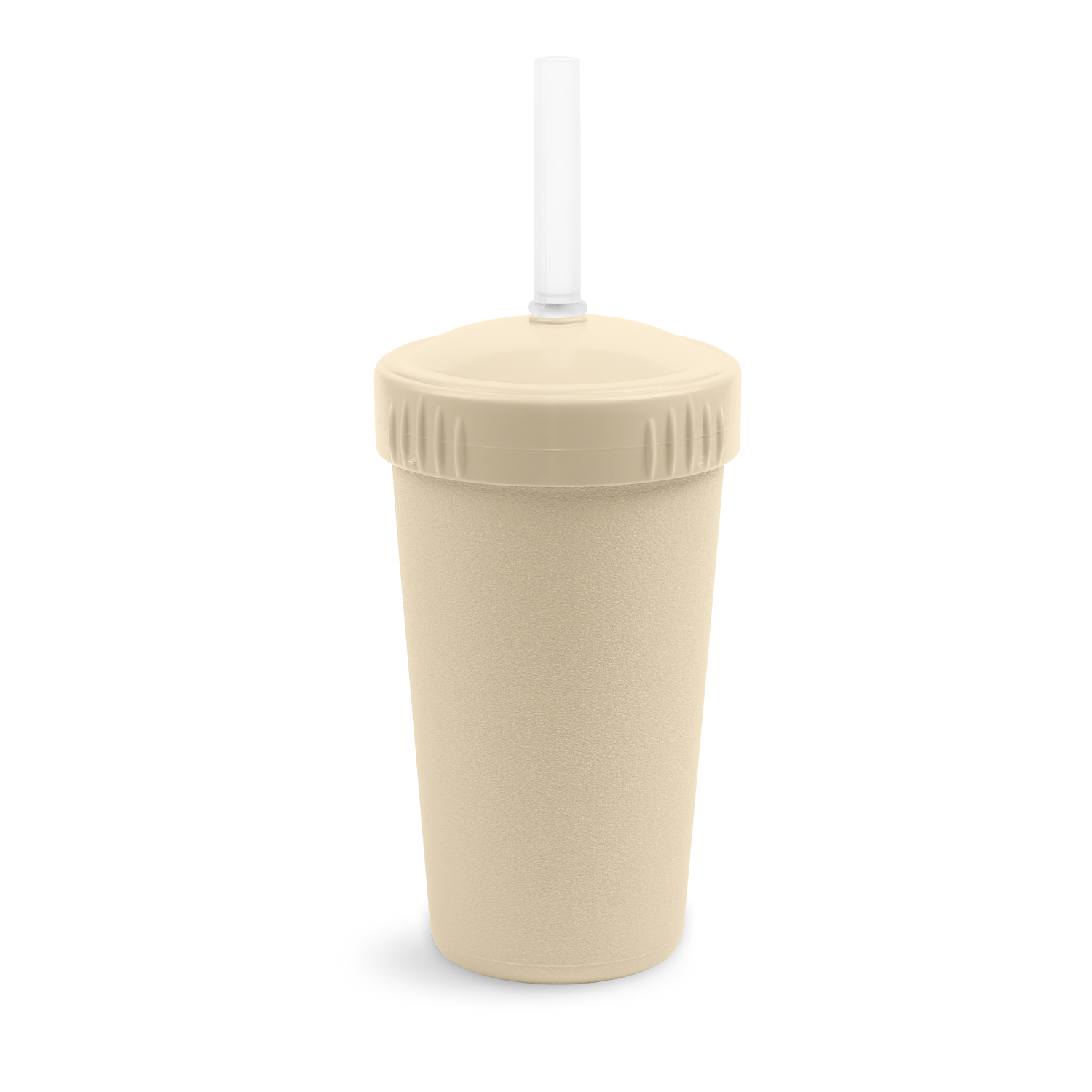 10 oz Straw Cup with No Pull-Out Silicone Straw USA Made from Recycled Materials