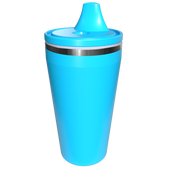Front Image Insulated Stainless Steel Sippy Cup - SKY BLUE