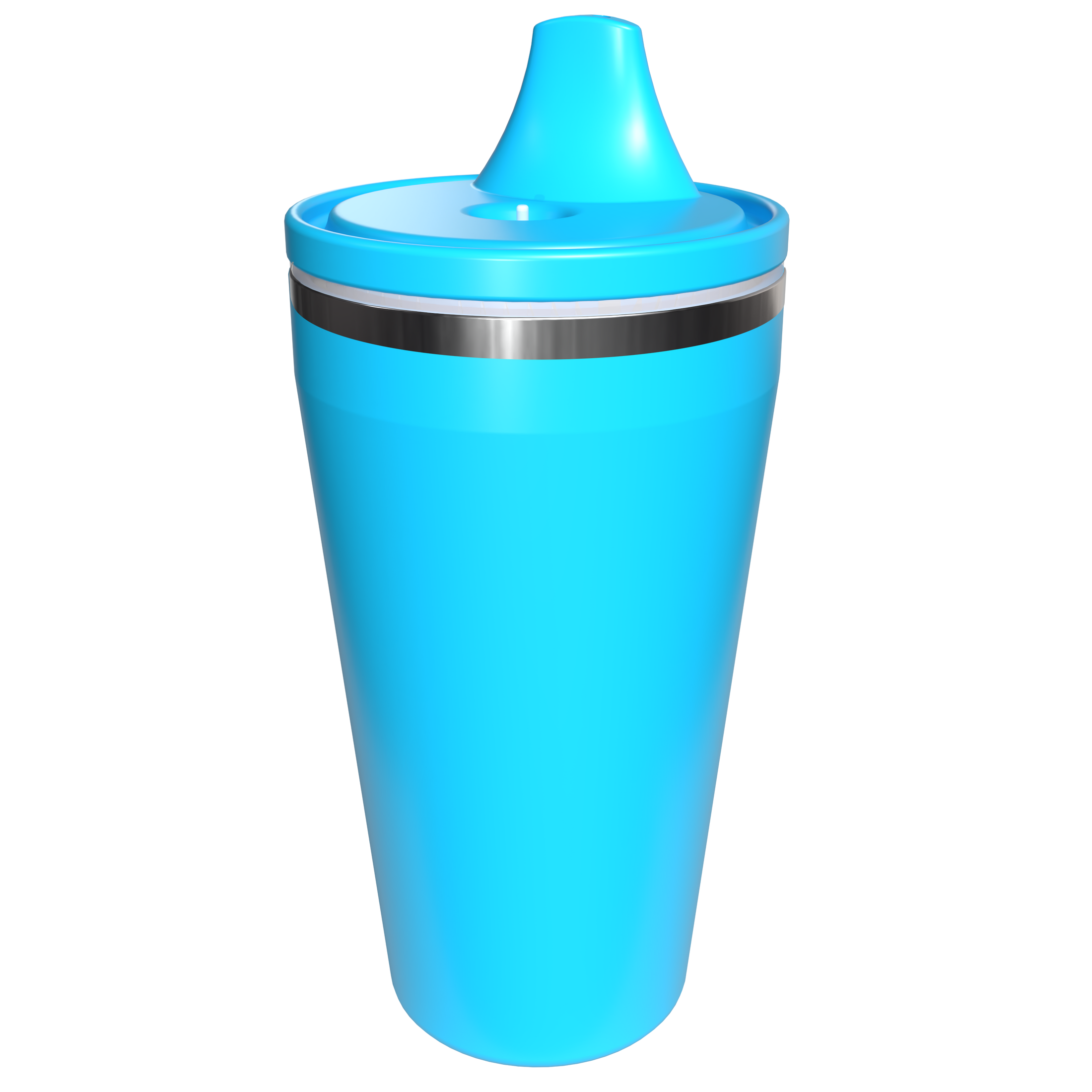 Front Image Insulated Stainless Steel Sippy Cup - SKY BLUE