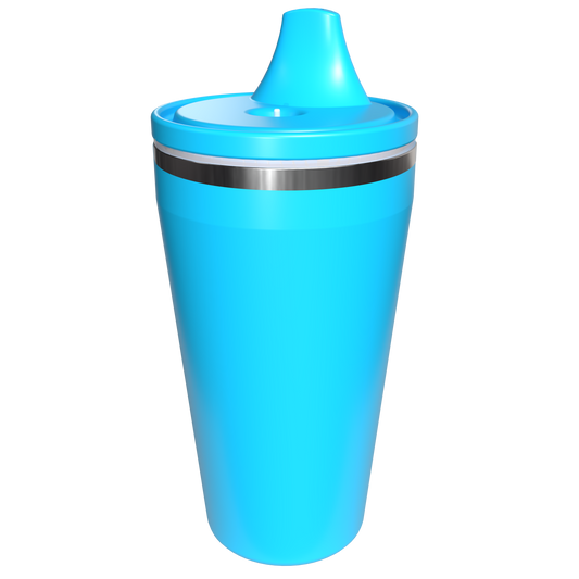 Front Image Insulated Stainless Steel Sippy Cup - SKY BLUE
