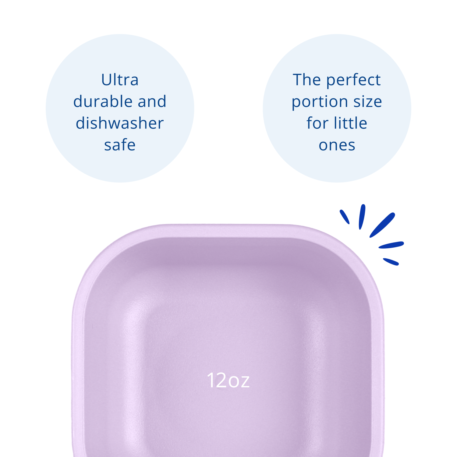 12 oz Square Bowl USA Made from Recycled Materials