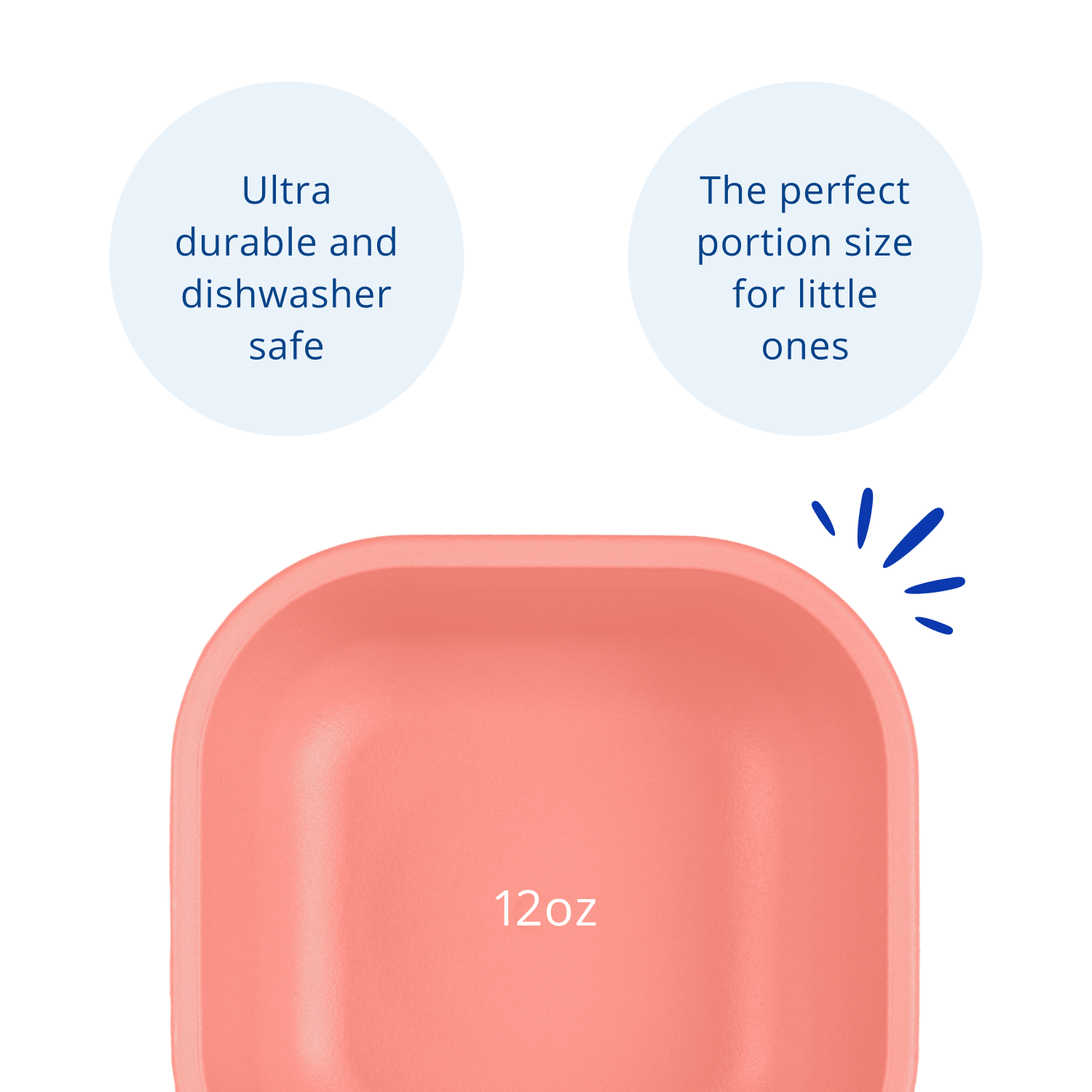 12 oz Square Bowl USA Made from Recycled Materials