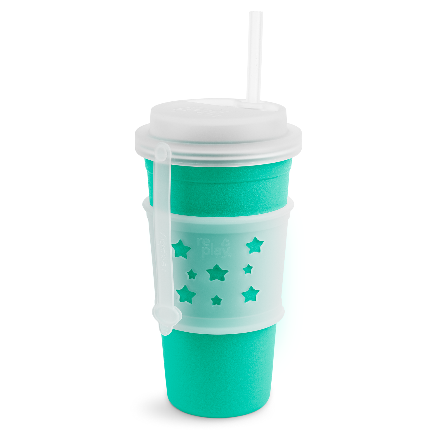 Re-Play Made in The USA 4pk No Spill Sippy Cups for Baby, Toddler, and  Child Feeding - Sky Blue, Aqua, Navy, Teal (True Blue+) 
