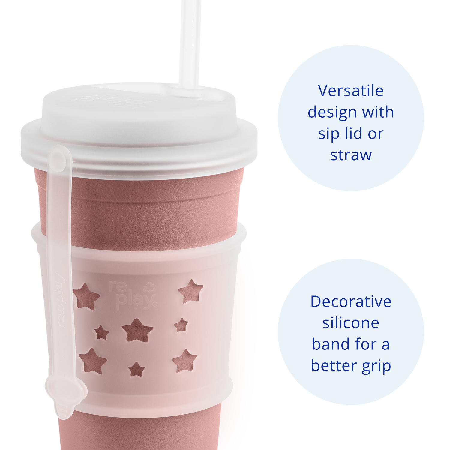 Coffee CUP SLEEVES & LIDS, Plastic or Silicone, With or Without