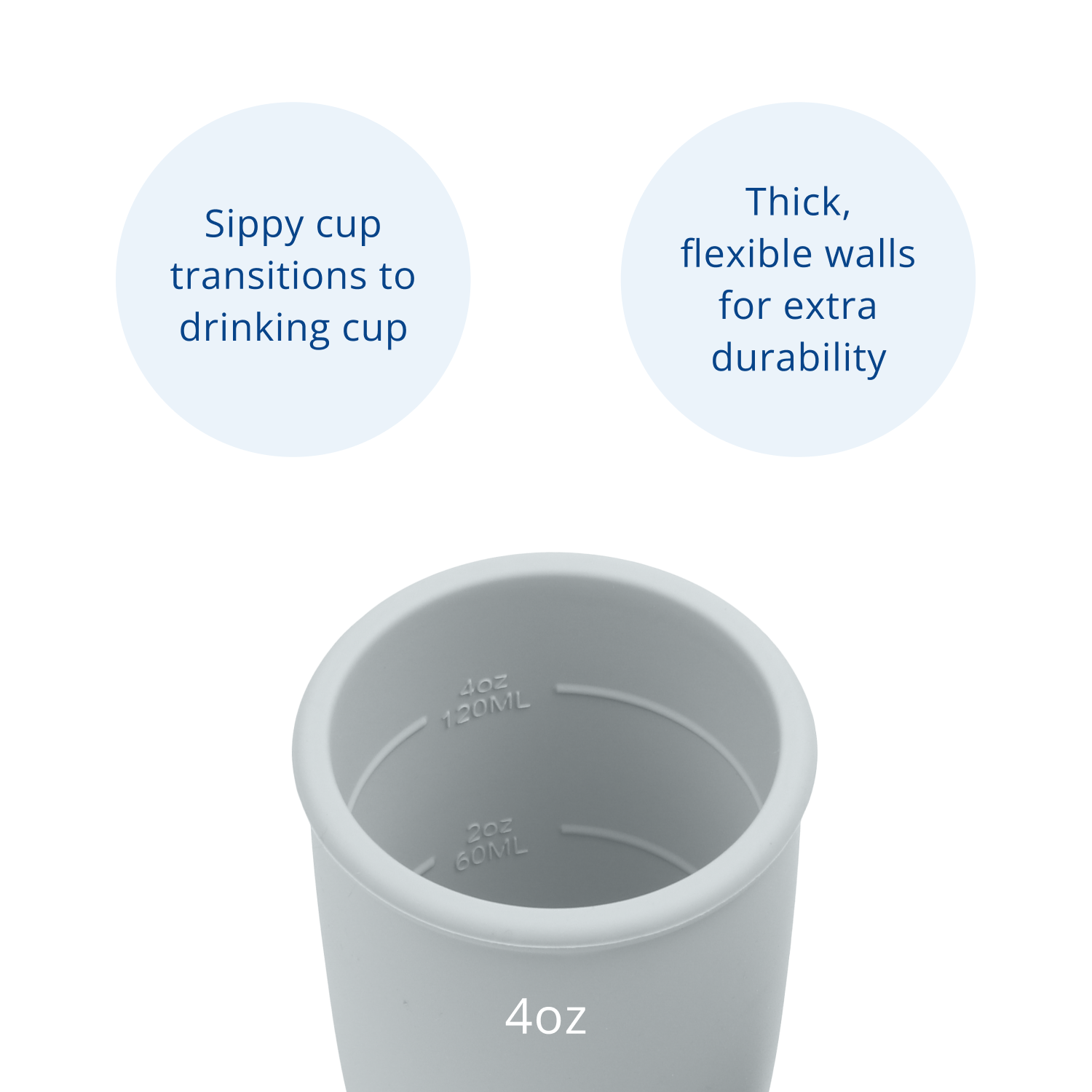 4 oz. Silicone Sippy Cup