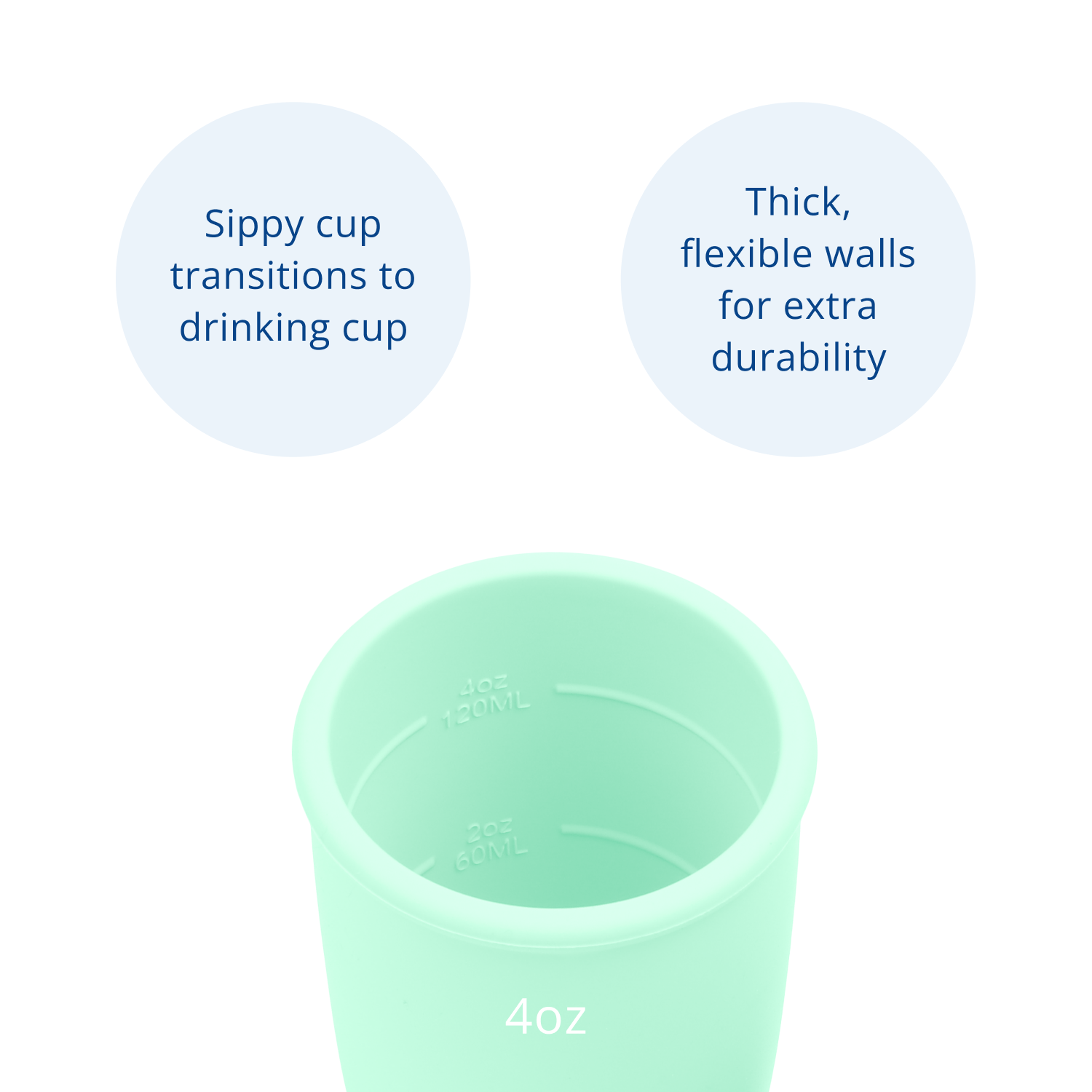 4 oz. Silicone Sippy Cup