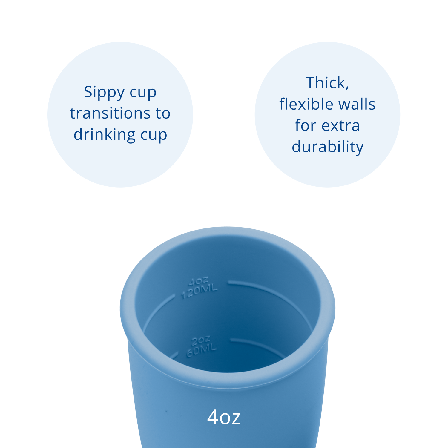 4 oz. Silicone Sippy Cup