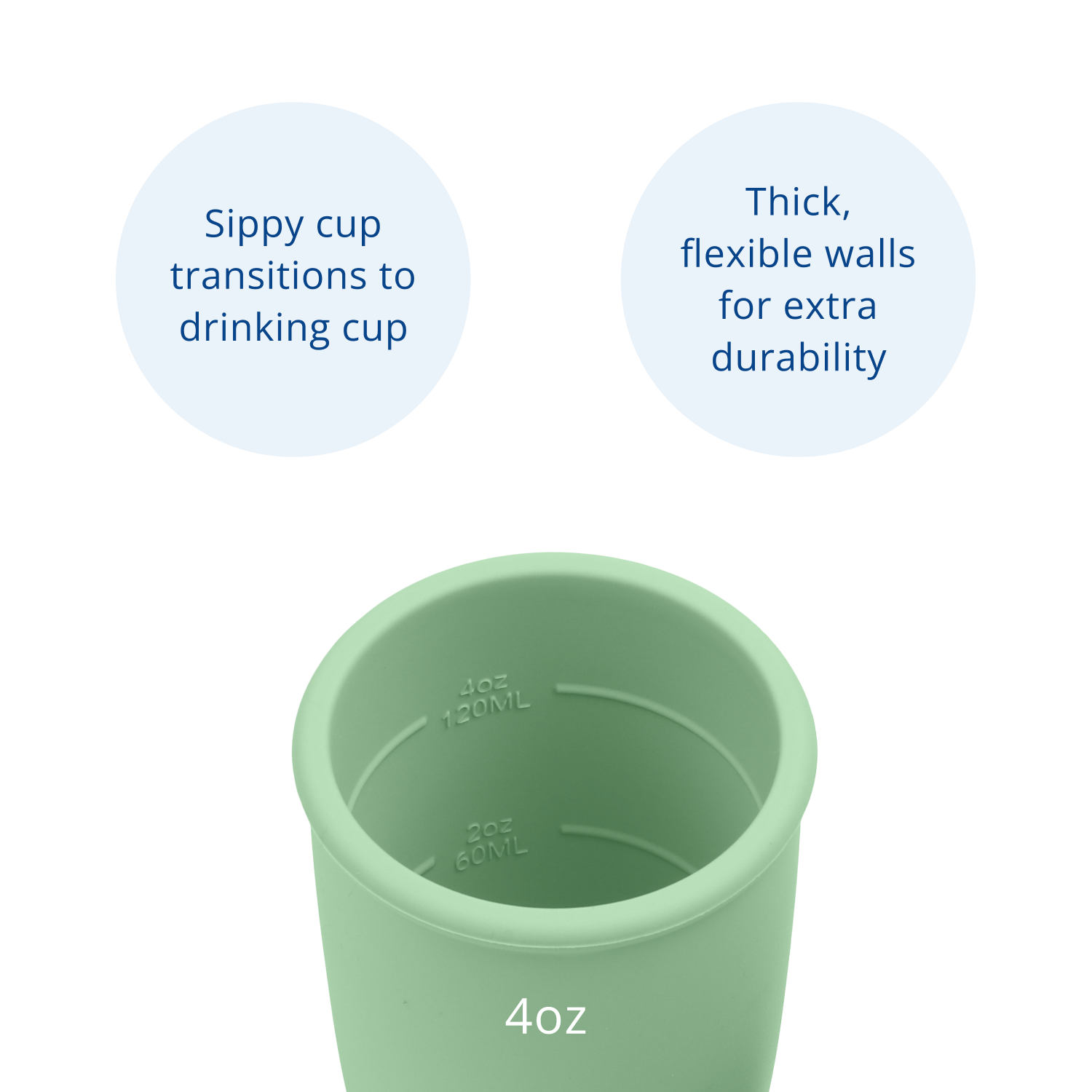 4 oz. Silicone Sippy Cup