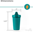 Load image into Gallery viewer, No-Spill Sippy Cup dimensions and capacity
