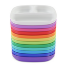 7" Divided Plate Rainbow Collection
