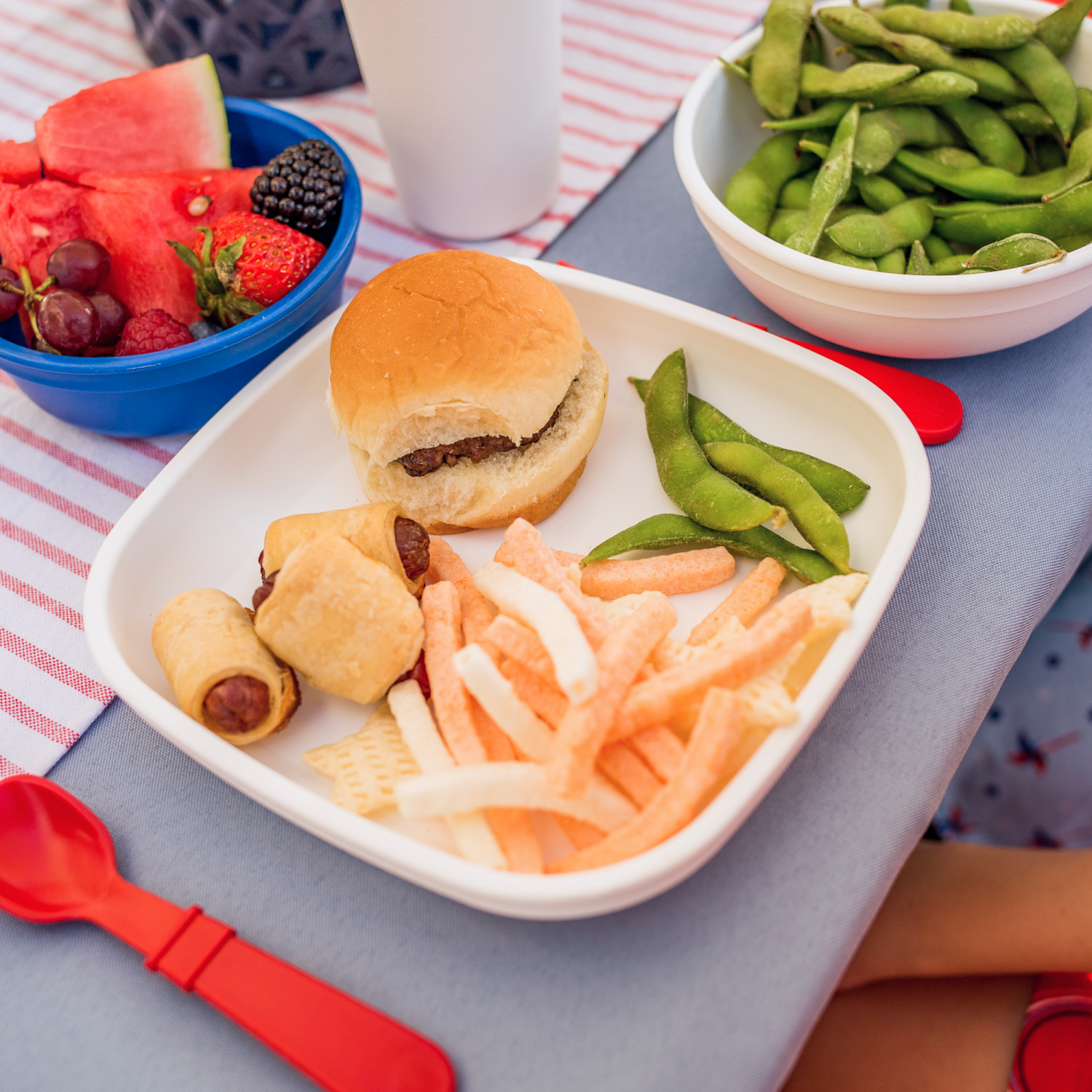 7" Plate USA Made from Recycled Materials