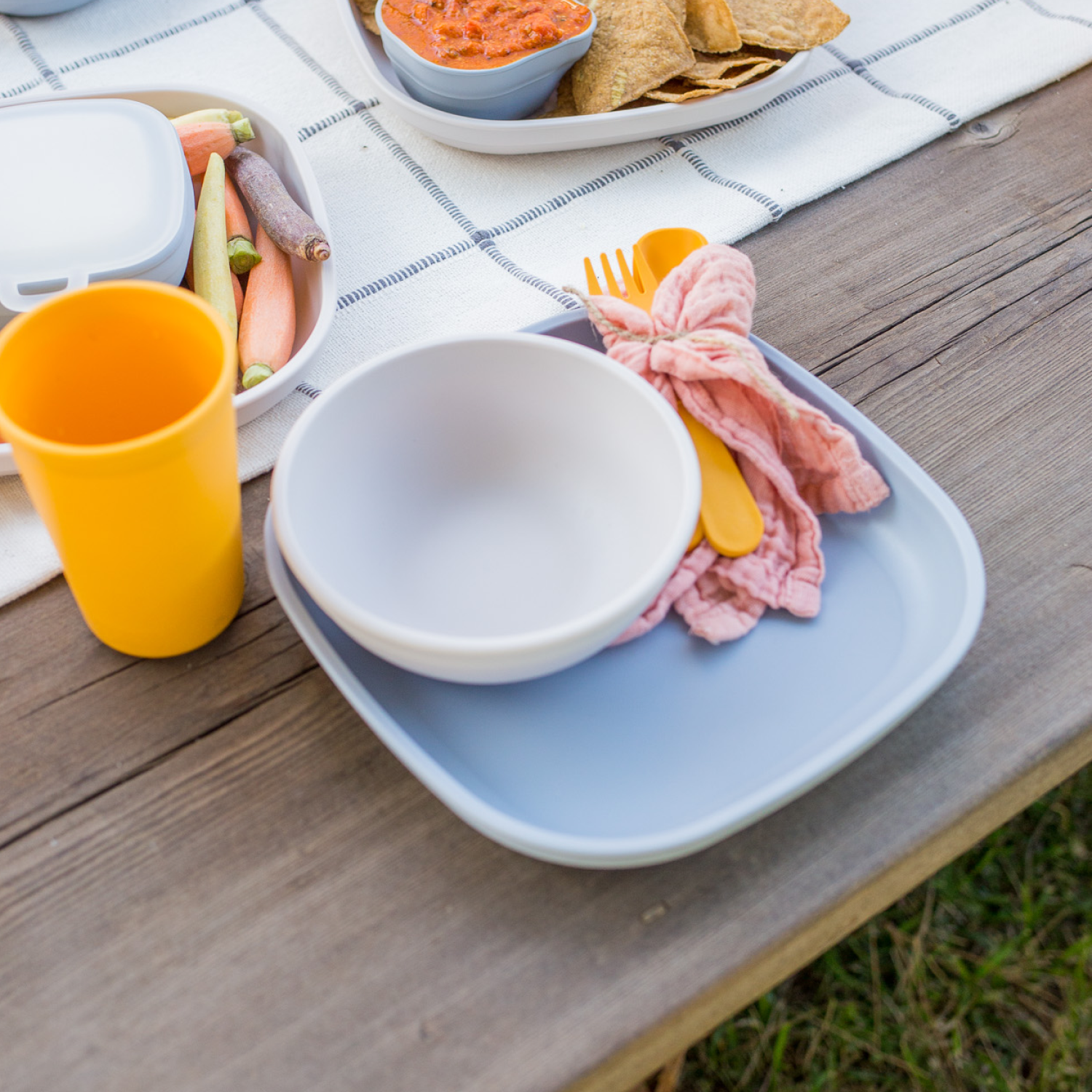 7" Plate USA Made from Recycled Materials