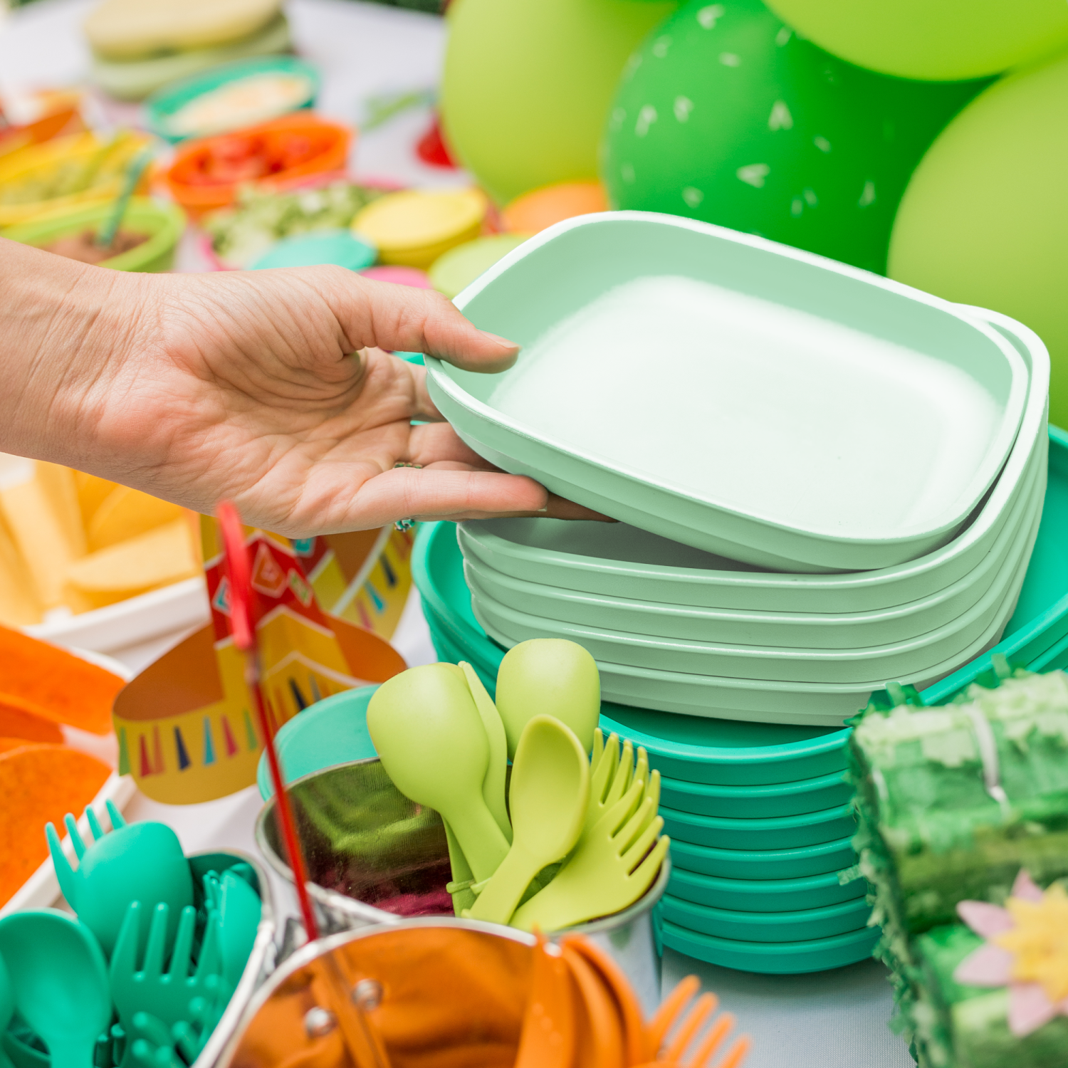 7" Plate USA Made from Recycled Materials