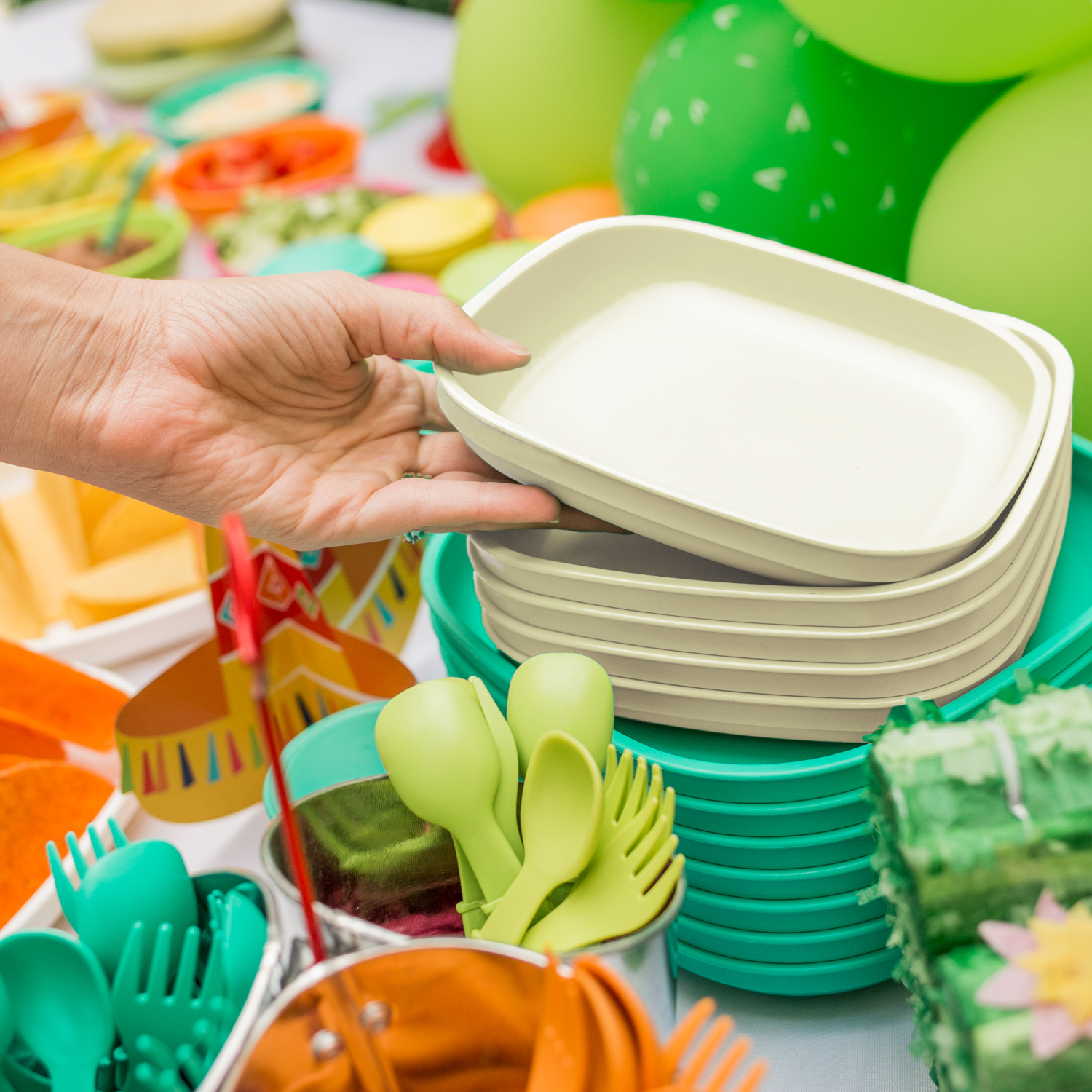 7" Plate USA Made from Recycled Materials