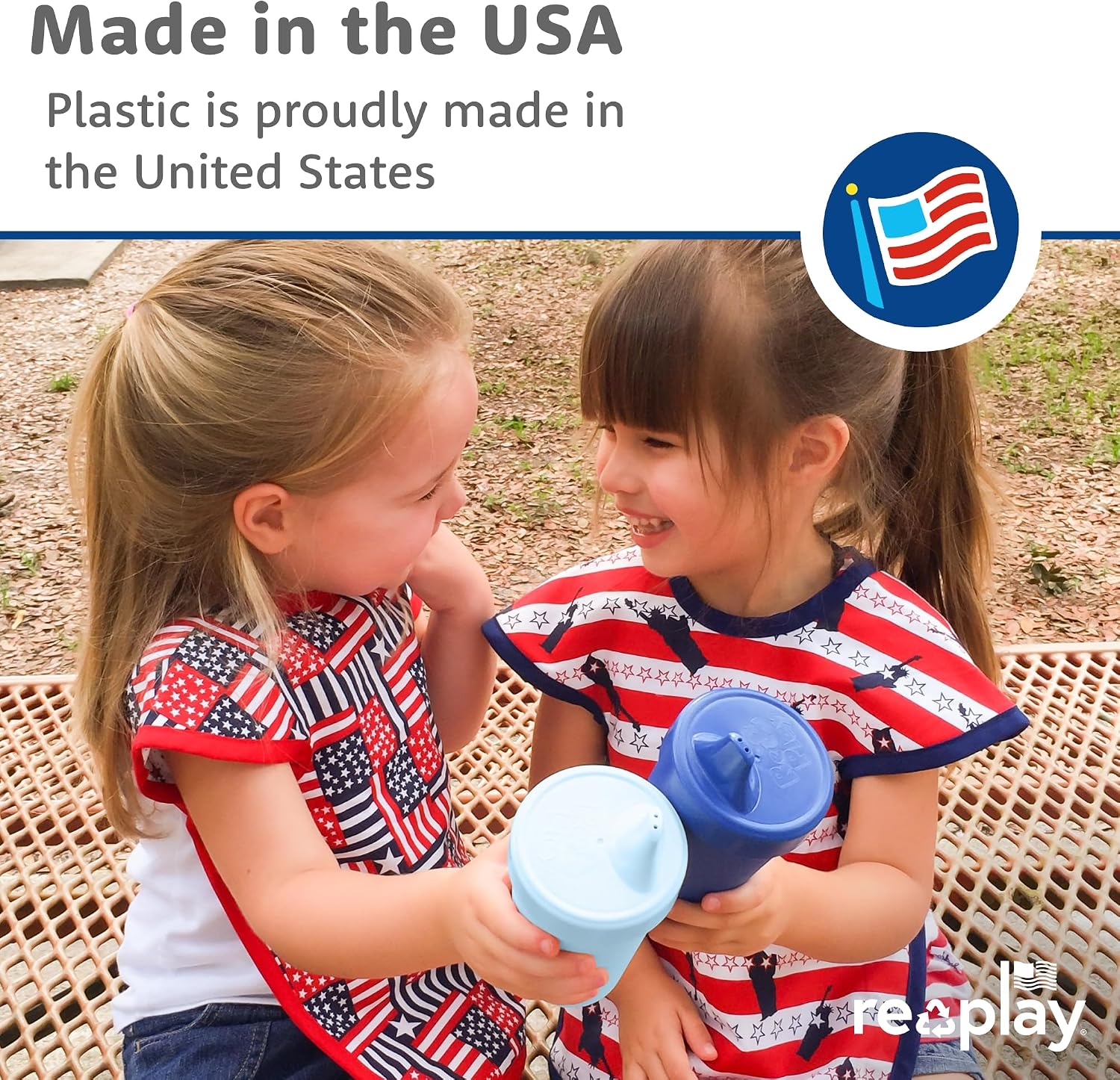 Toddler drinking from No-Spill Sippy Cup