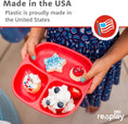 Load image into Gallery viewer, Divided Plate features and benefits
