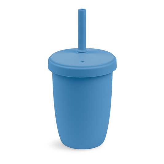 8 oz. Silicone Straw Cup