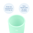 8 oz. Silicone Straw Cup