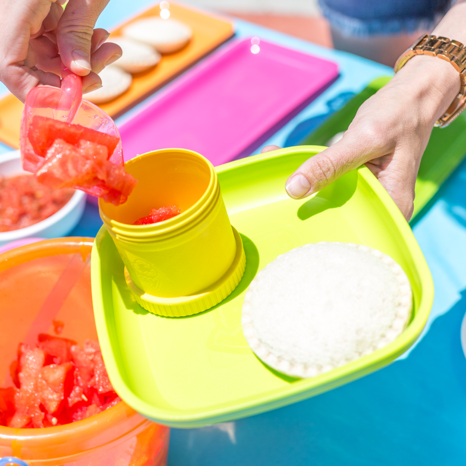 9” Plate, USA Made from Recycled Materials