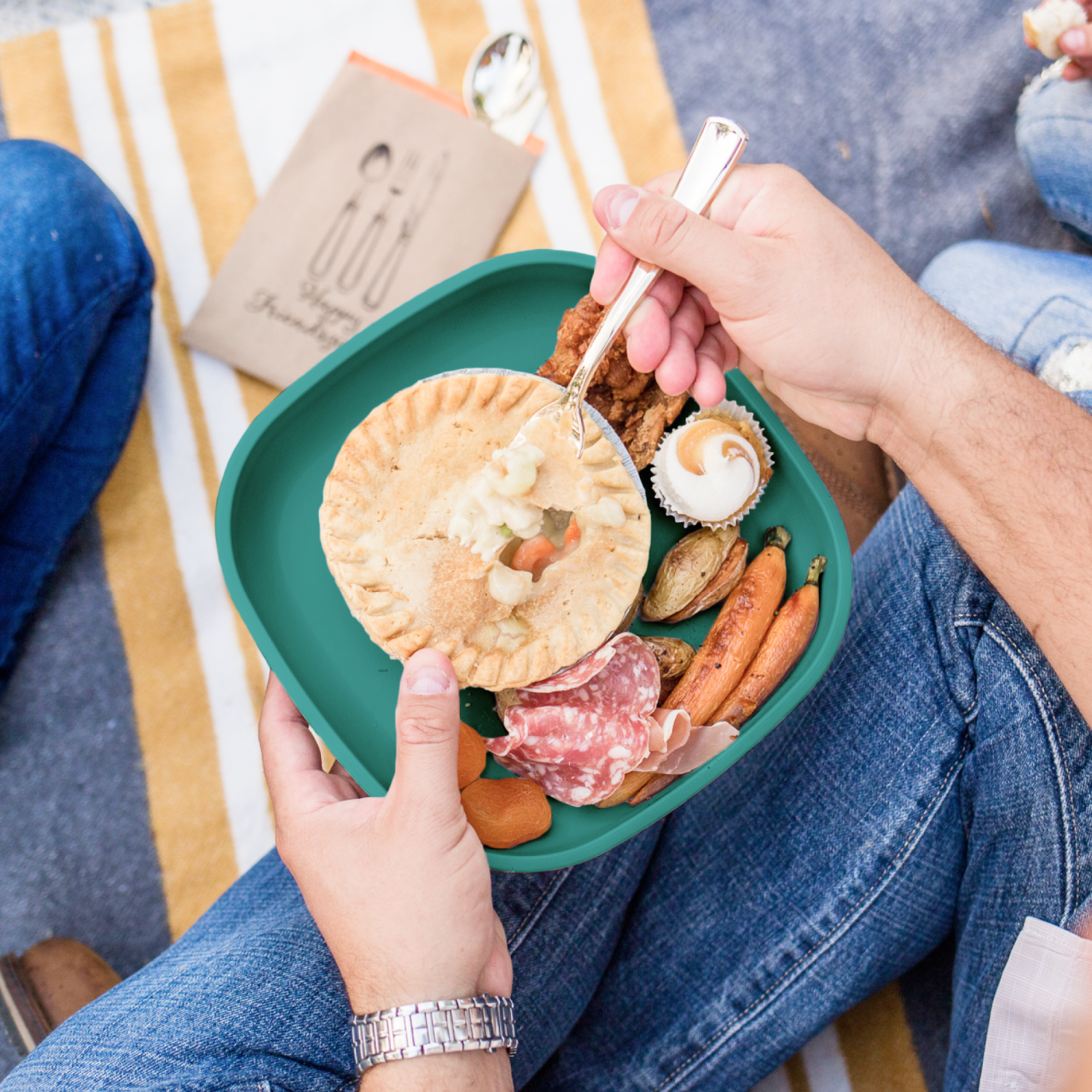 9” Plate, USA Made from Recycled Materials