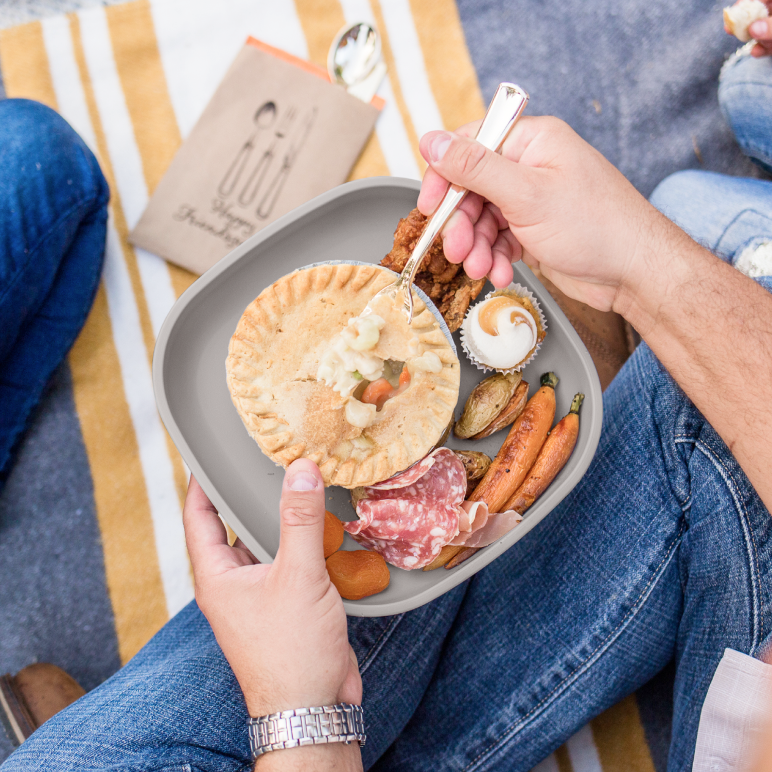 9” Plate, USA Made from Recycled Materials