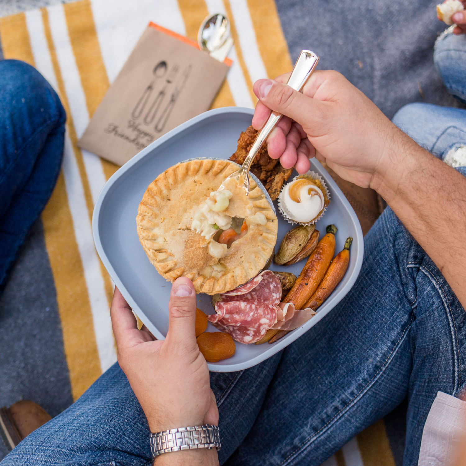 9” Plate, USA Made from Recycled Materials