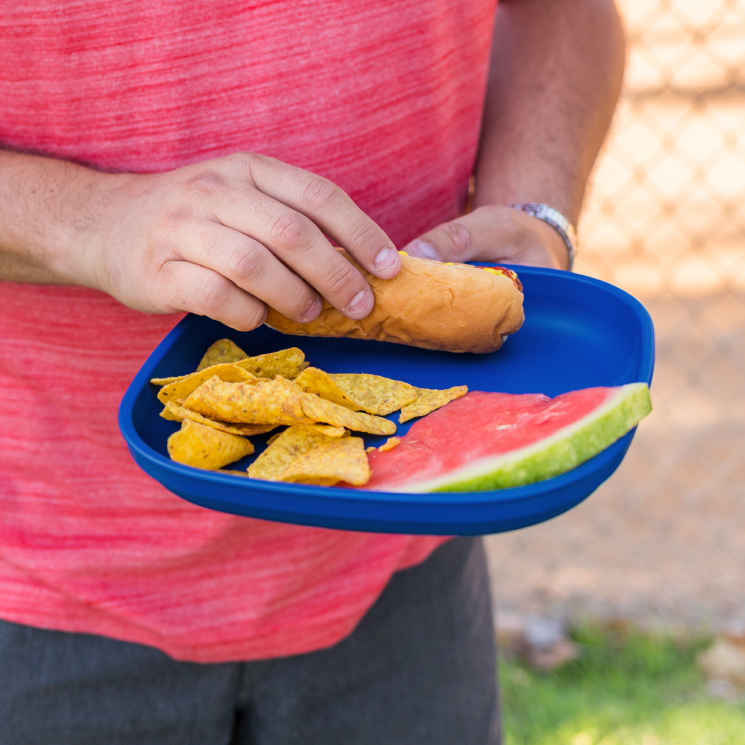 9” Plate, USA Made from Recycled Materials