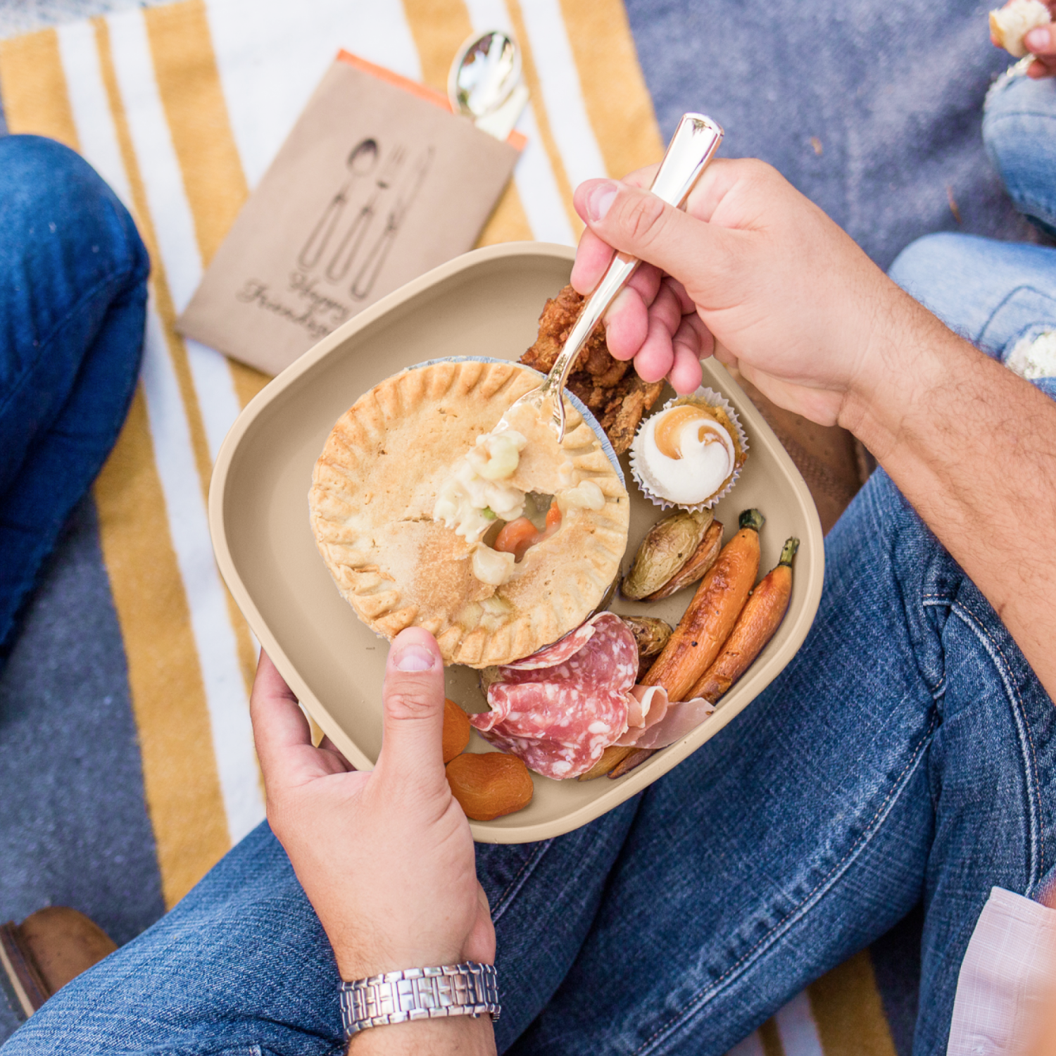 9” Plate, USA Made from Recycled Materials