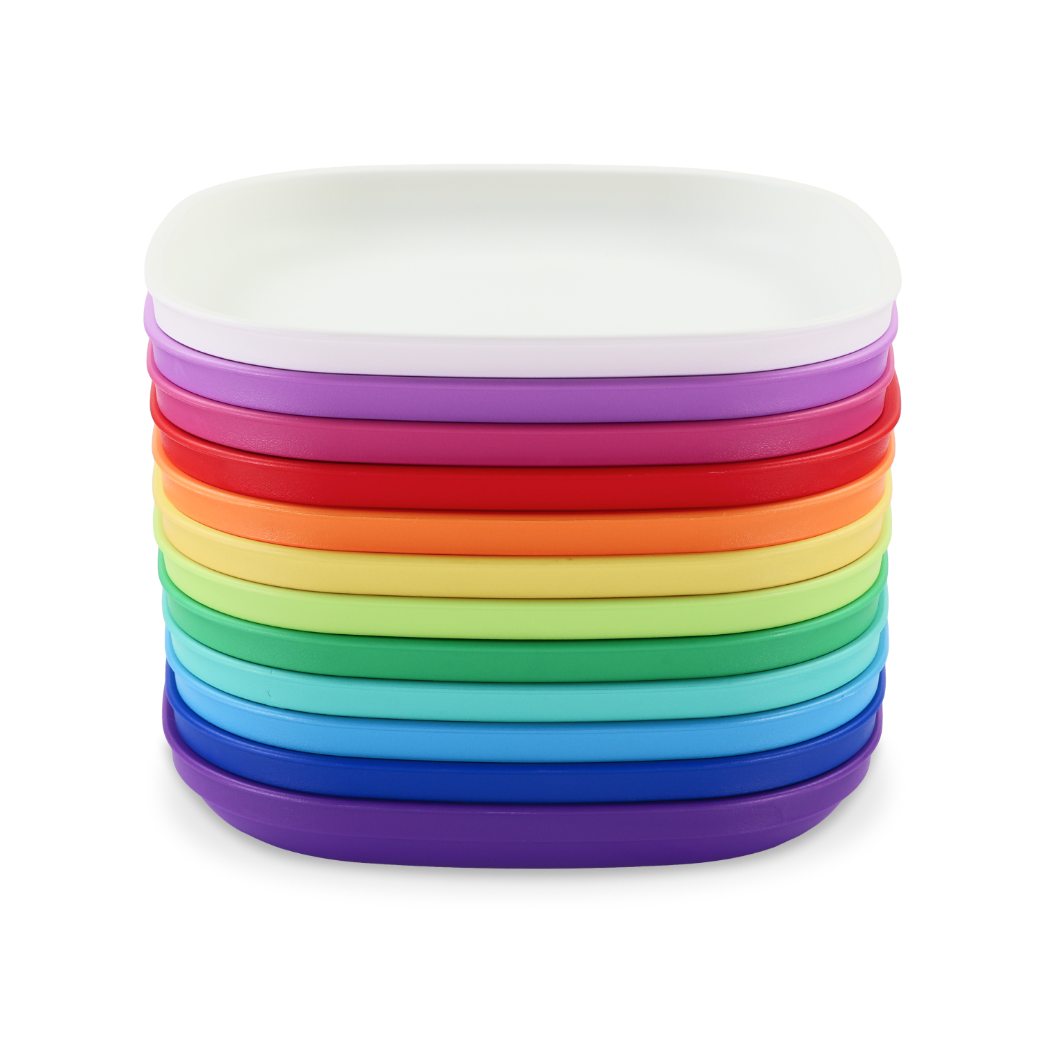 9" Plate Rainbow Collection