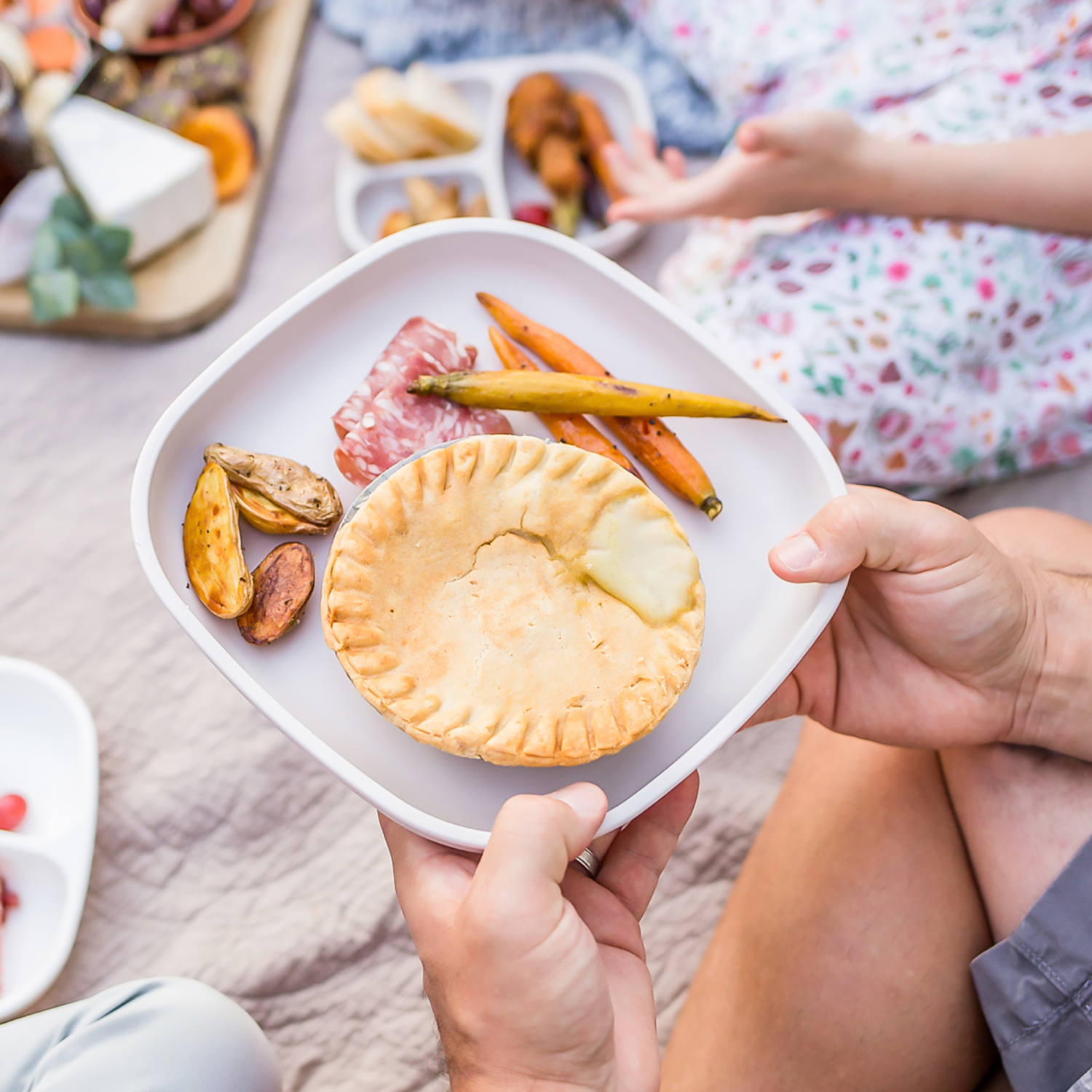 9" Plate Set USA Made from Recycled Materials