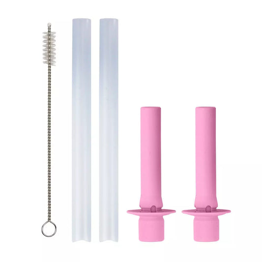 Mini Tumbler Plastic/Silicone Replacement Straw Kit - 5 Pack