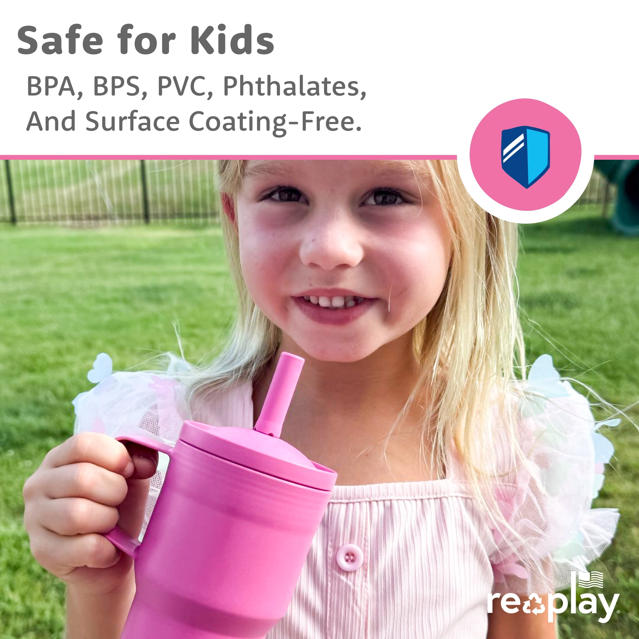 【新品】A VACATION TINY PINK 10oz Mini Tumbler Made With Recycled Plastic, USA Made – Re-Play